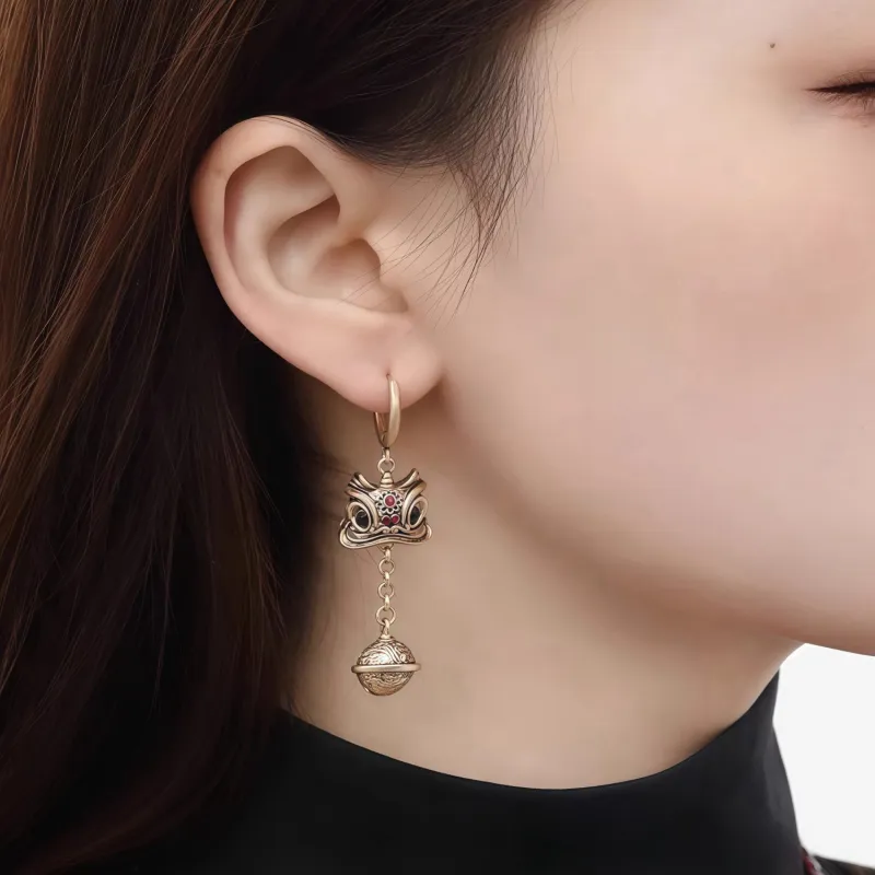 KING OF BLING Alloy Earrings Women's-5