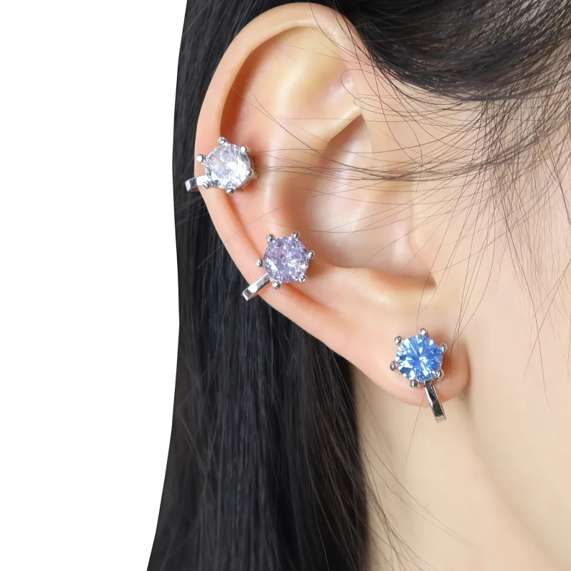 KING OF BLING Alloy Clip On Earrings Unisex-3