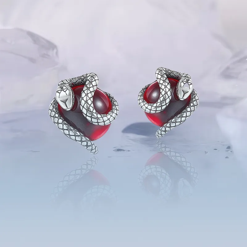 KING OF BLING 925 Sterling Silver Stud Earrings Unisex-2