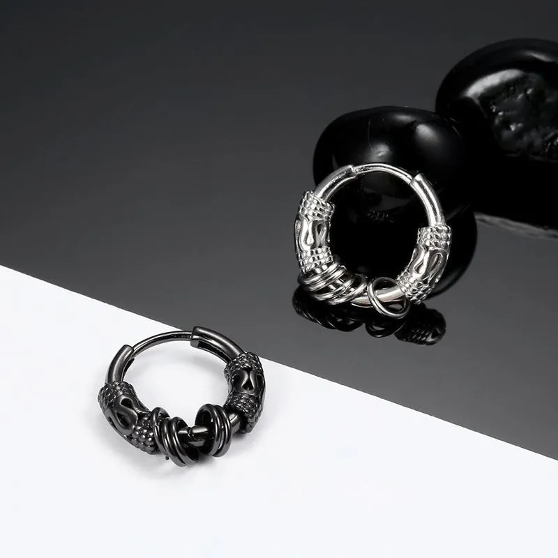 KING OF BLING Alloy Stud Earrings Unisex-1