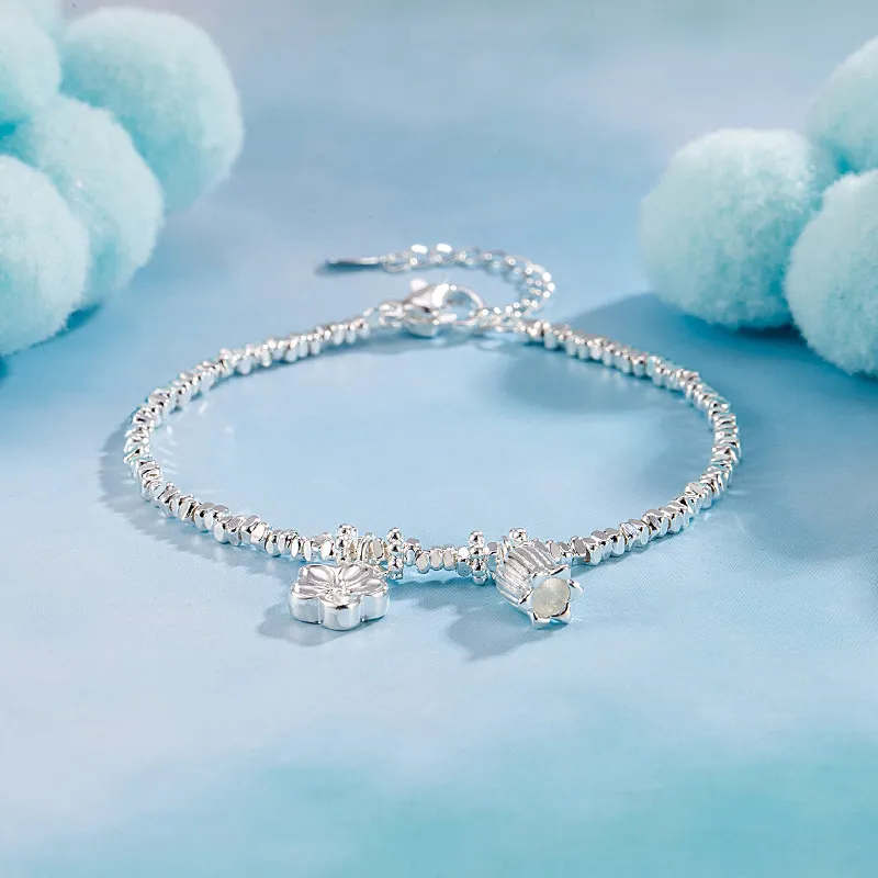 KING OF BLING 925 Sterling Silver Bracelets Women's Year Of The Snake Good Luck-1