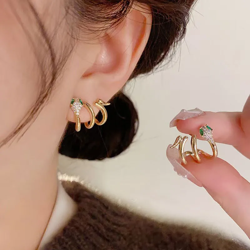 KING OF BLING 925 Sterling Silver Pin, Alloy, Zircon Stud Earrings Unisex-9