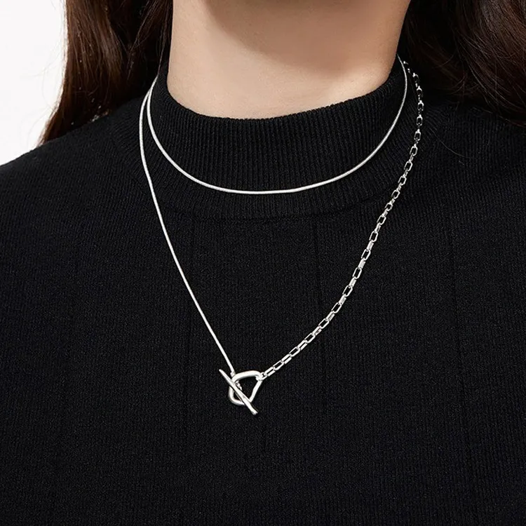 KING OF BLING Titanium Steel Necklaces Unisex Good Luck-2