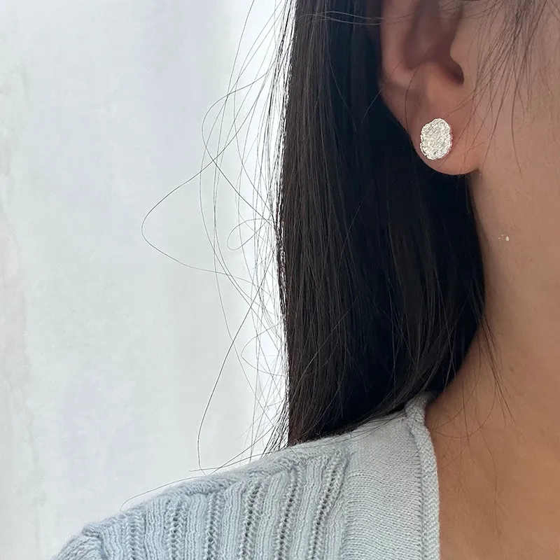 KING OF BLING 925 Sterling Silver Stud Earrings Unisex-2
