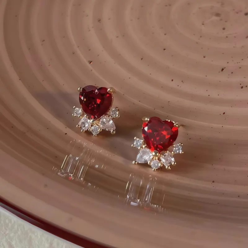 KING OF BLING 925 Sterling Silver Pin, Alloy, Zircon Stud Earrings Unisex-1