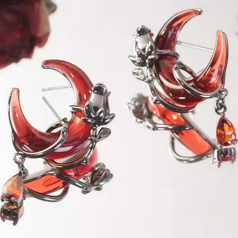 KING OF BLING Alloy Earrings Unisex-1