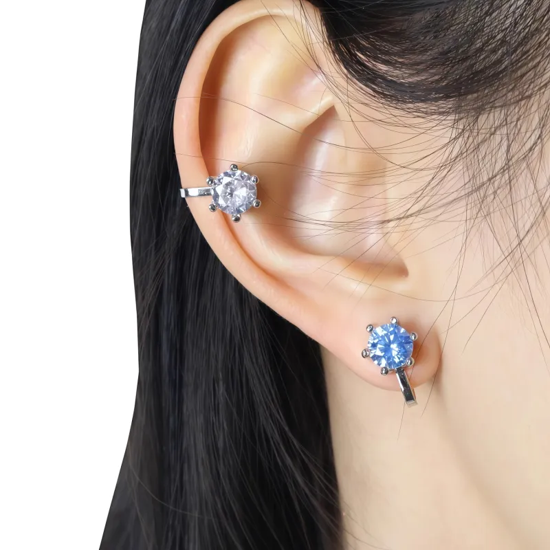 KING OF BLING Alloy Clip On Earrings Unisex-2