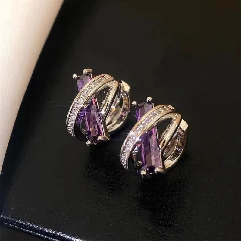 KING OF BLING Alloy With Zircon Stud Earrings Unisex Year Of The Snake Good Luck-3