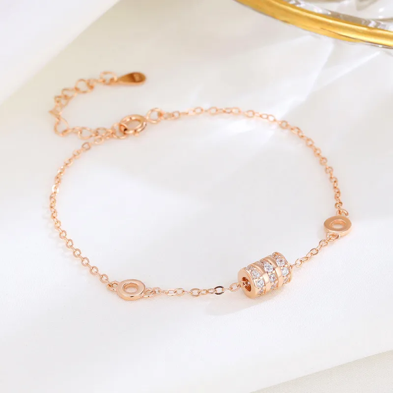KING OF BLING 925 Sterling Silver With Zircon Bracelets Women's Year Of The Snake Good Luck-6