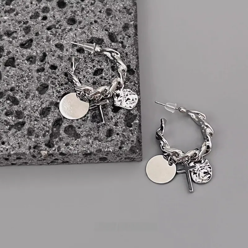KING OF BLING Alloy Earrings Unisex-5