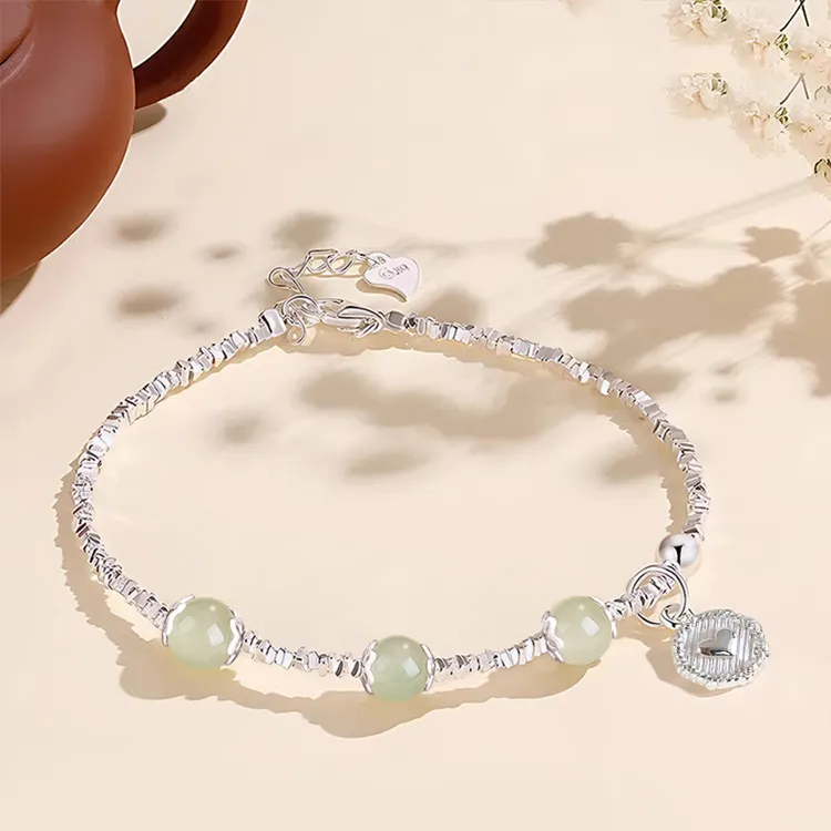 CHINA GOLD Bracelets White Jade/Pale Greenish White Jade Women's-1