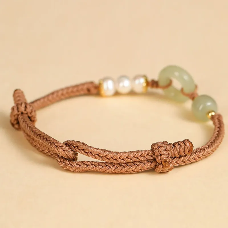 CHINA GOLD Hetian Jade Bracelets White Jade/Pale Greenish White Jade Women's-3