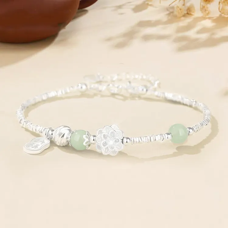 CHINA GOLD Hetian Jade Bracelets White Jade/Pale Greenish White Jade Women's-2