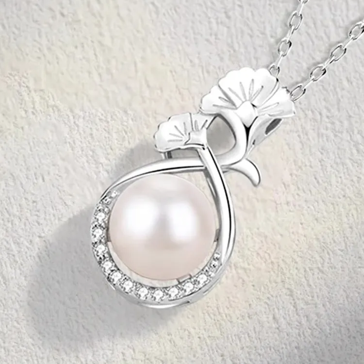 CHINA GOLD Pearl Necklaces Women's-2