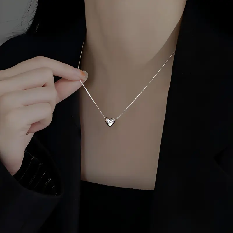 CHINA GOLD S925 Silver Necklaces Women's-2