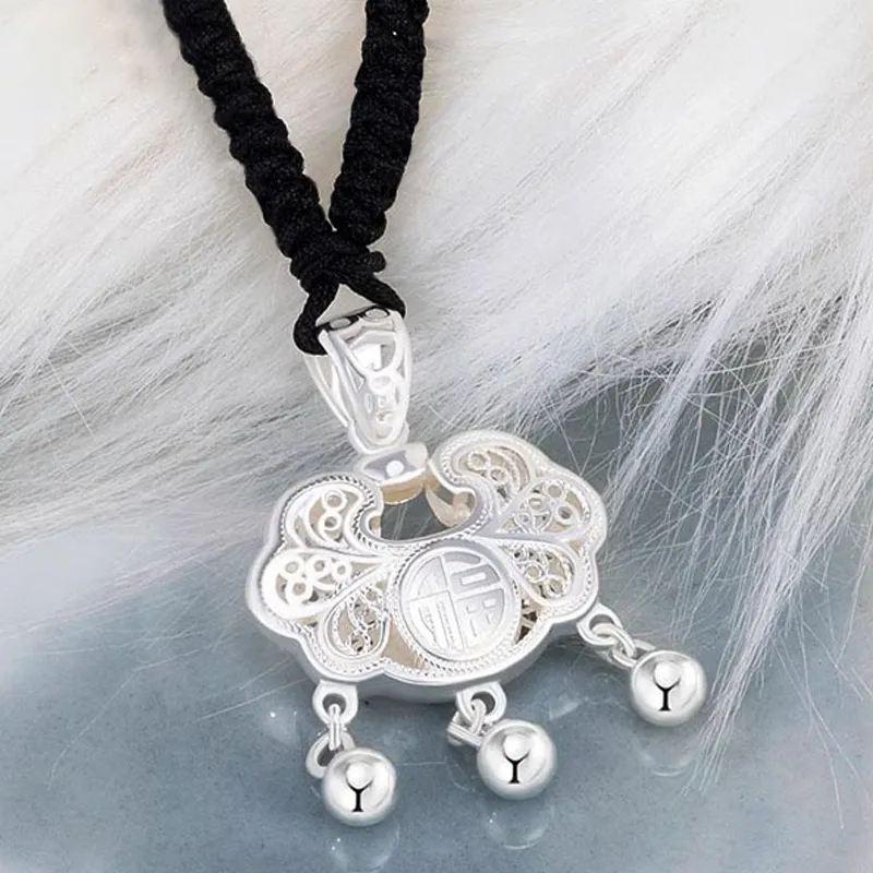 CHINA GOLD Sterling Silver 990 Necklaces Unisex-3