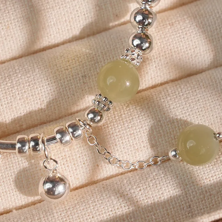 CHINA GOLD Bracelets White Jade/Pale Greenish White Jade Women's-1
