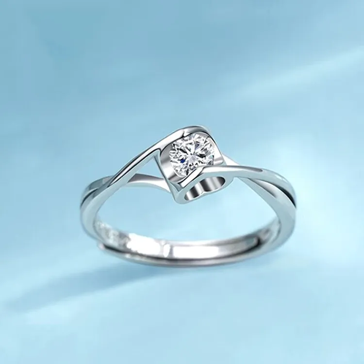 CHINA GOLD S990 Silver Rings Women's-2