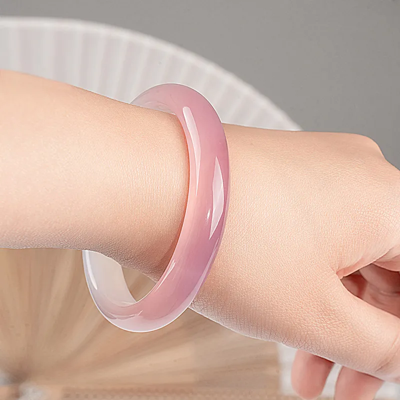 CHINA GOLD Chalcedony Bangles Women's-3