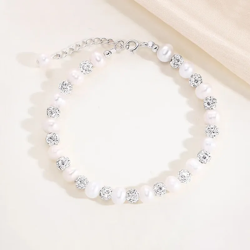 CHINA GOLD Pearl Bracelets Women's-1