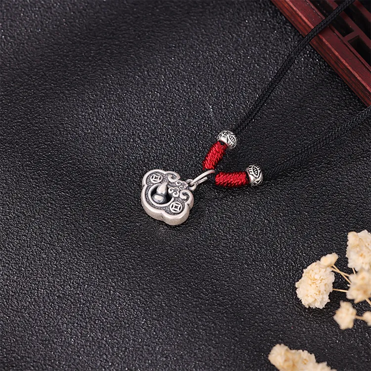 CHINA GOLD S925 Silver Necklaces Unisex-7