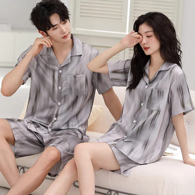 Qin Jing Pajama Set Unisex Gray-1