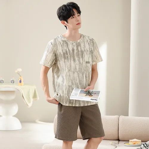 Qin Jing Pajama Set Men's Green
