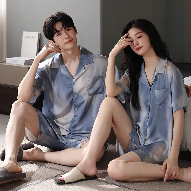 Qin Jing Pajama Set Unisex Blue-9