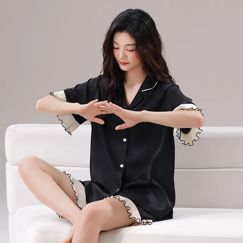 Qin Jing Pajama Set Women's Two Piece Set-4