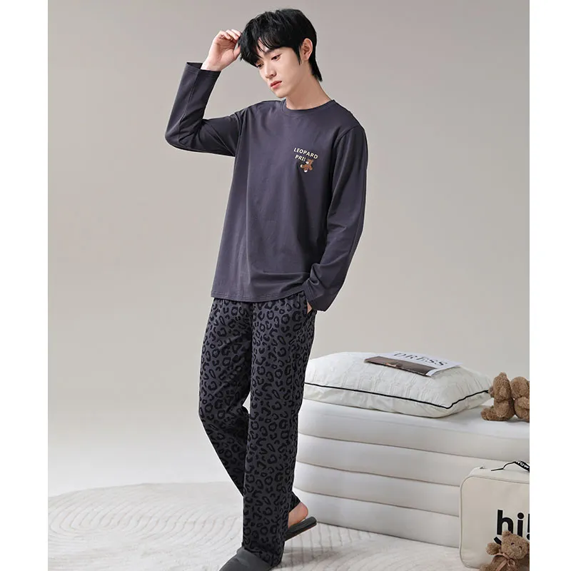 Qin Jing Pajama Set Men's Black-5