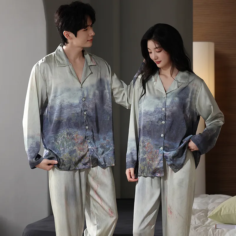 Qin Jing Pajama Set Unisex Gift Box Set Painted Color-2