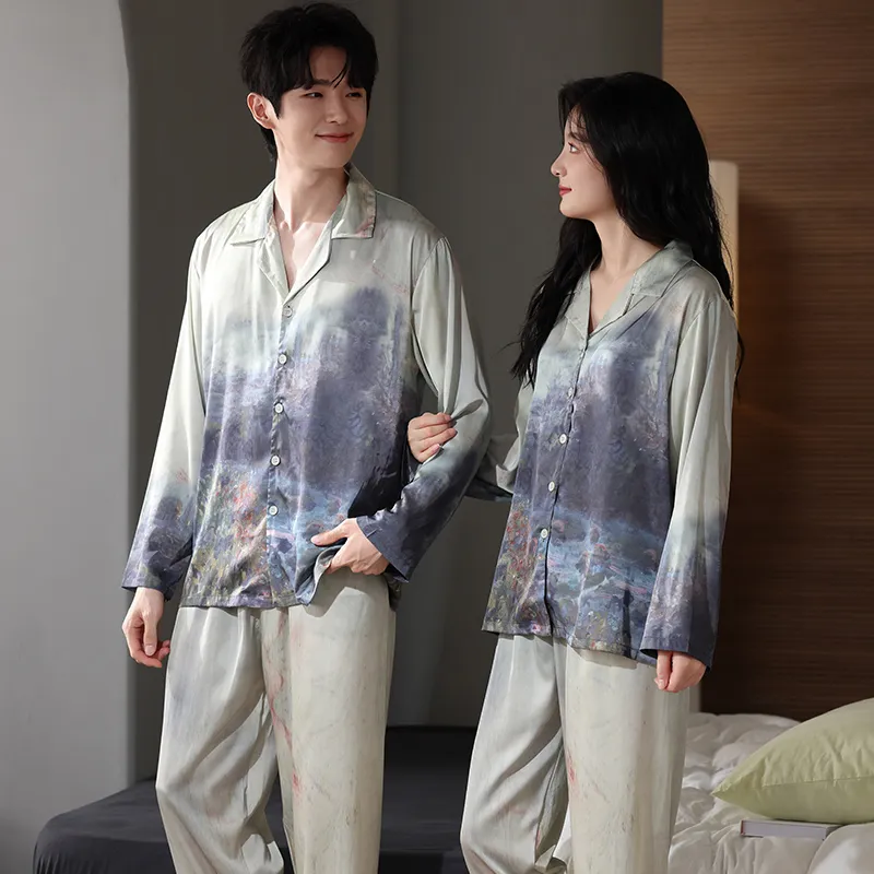 Qin Jing Pajama Set Unisex Gift Box Set Painted Color-3