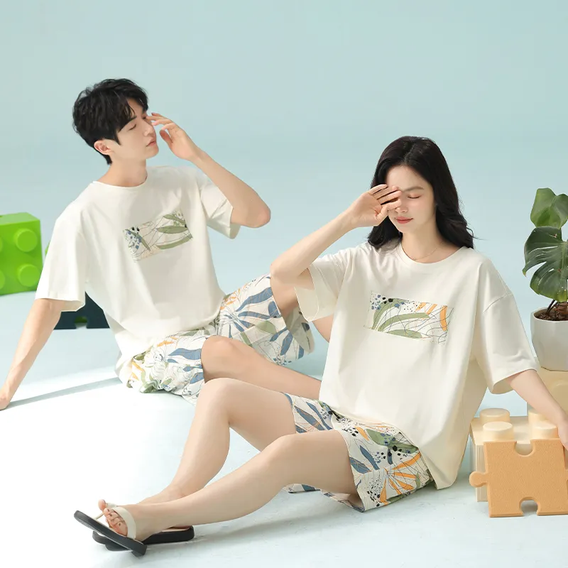 Qin Jing Pajama Set Unisex White-9