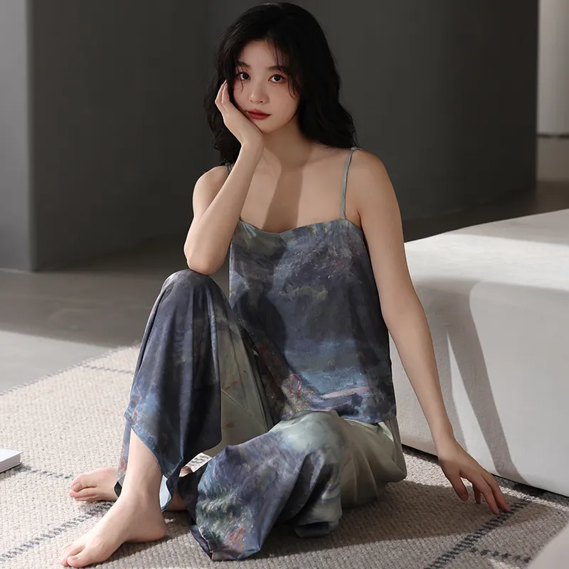 Qin Jing Pajama Set Women's Painted-7