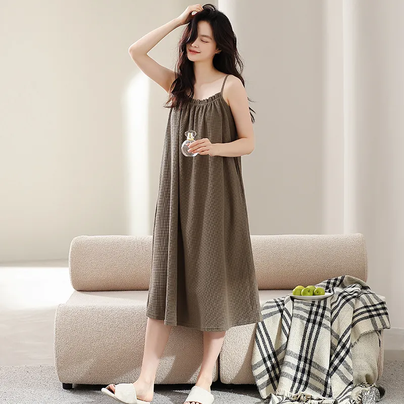 Qin Jing Nightgown Women's Gray-2