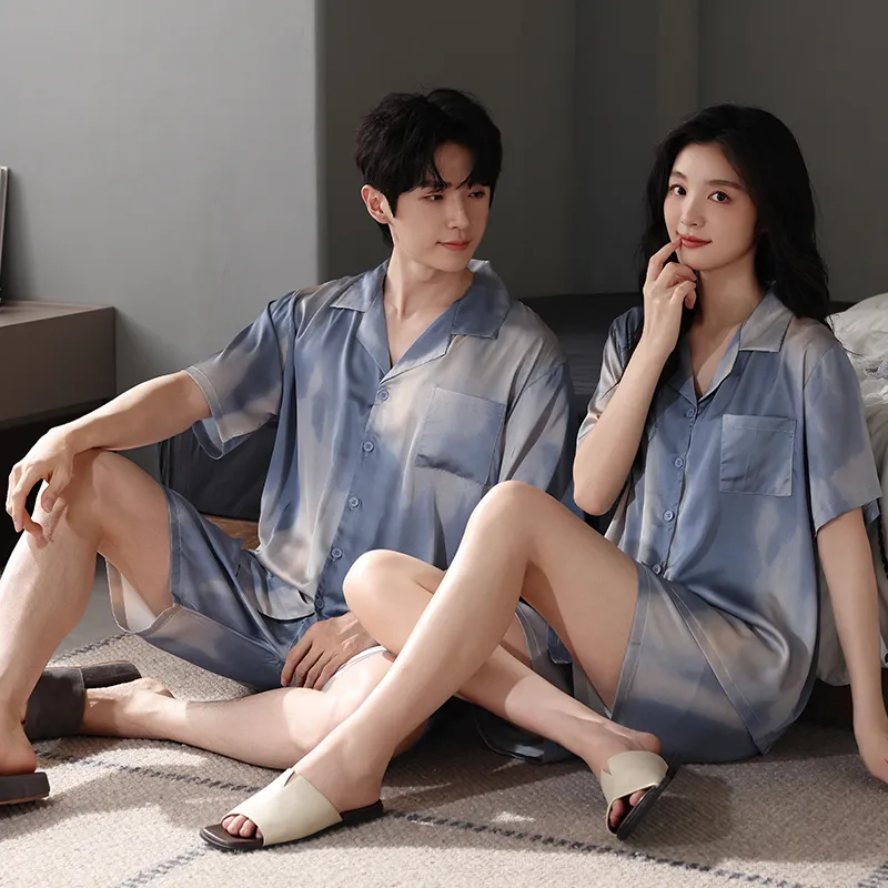 Qin Jing Pajama Set Unisex Blue-10