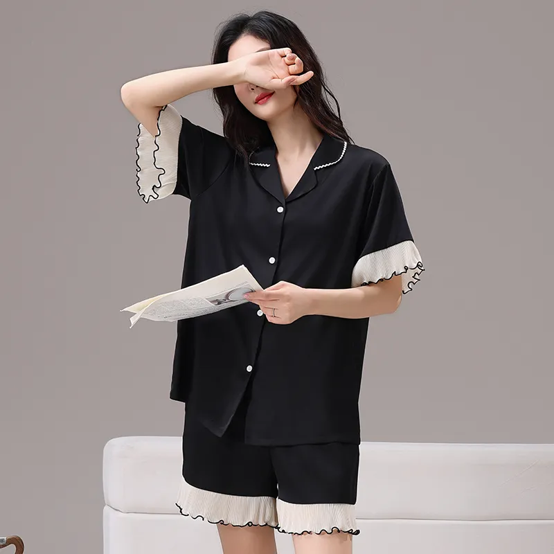 Qin Jing Pajama Set Women's Two Piece Set-7