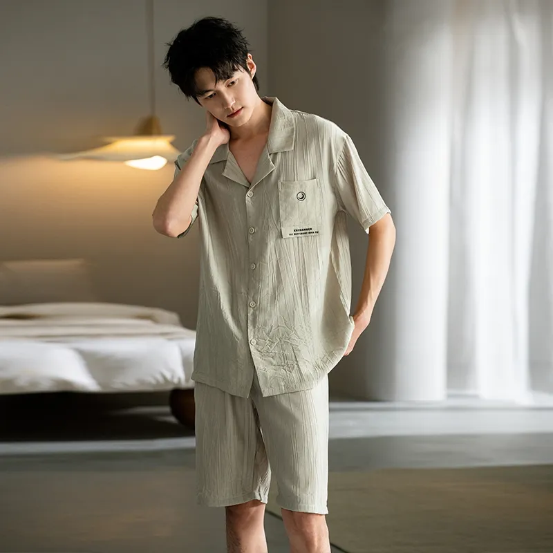 Qin Jing Pajama Set Men's Gift Box Set-3