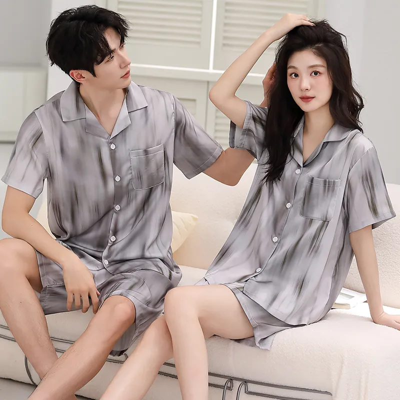 Qin Jing Pajama Set Unisex Gray-2