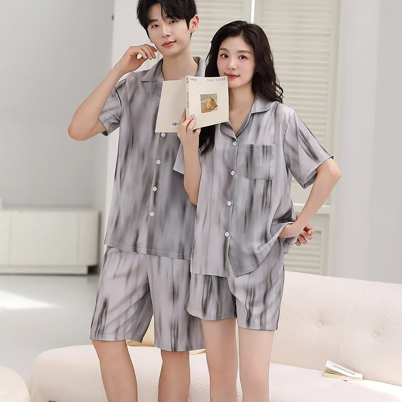 Qin Jing Pajama Set Unisex Gray-10