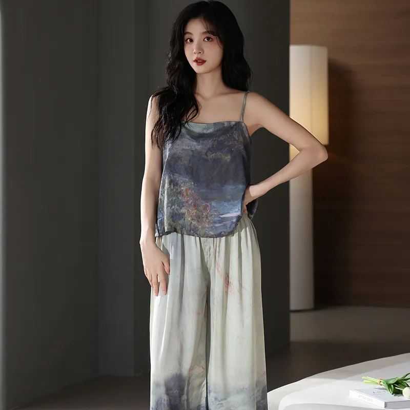 Qin Jing Pajama Set Women's Painted-1