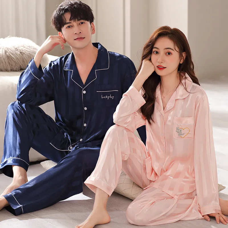 Qin Jing Pajama Set Unisex Blue Gray Pink-6