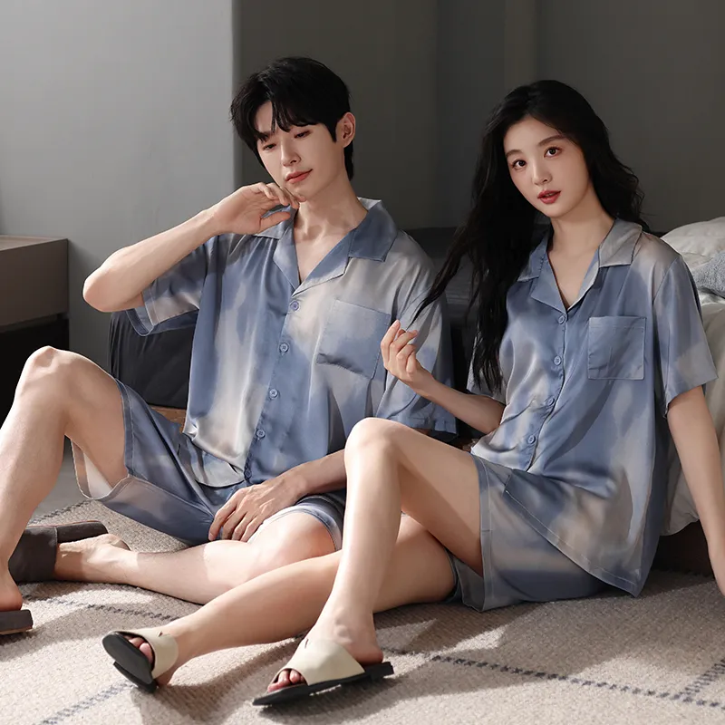 Qin Jing Pajama Set Unisex Blue-11
