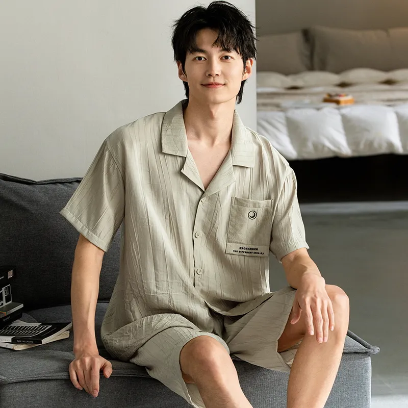 Qin Jing Pajama Set Men's Gift Box Set-6