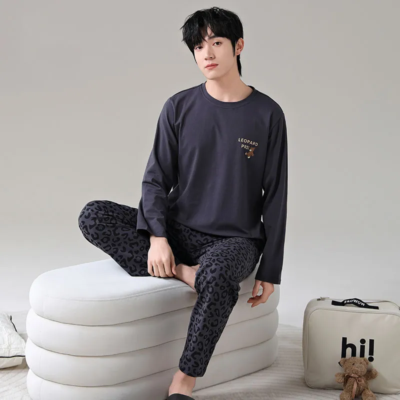 Qin Jing Pajama Set Men's Black-3