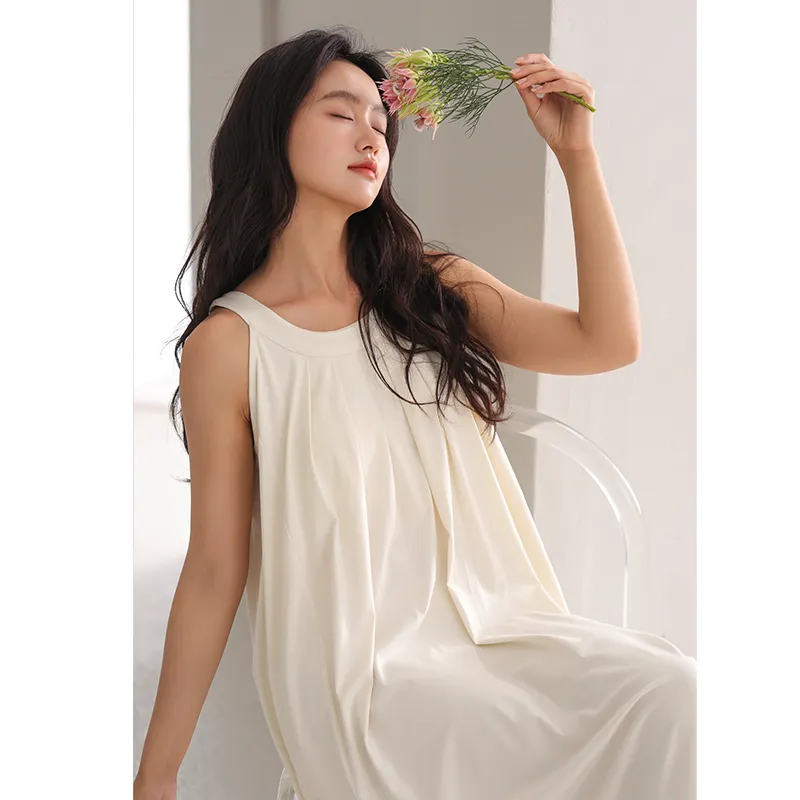 Qin Jing Nightgown Women's Gift Box Set Apricot-2
