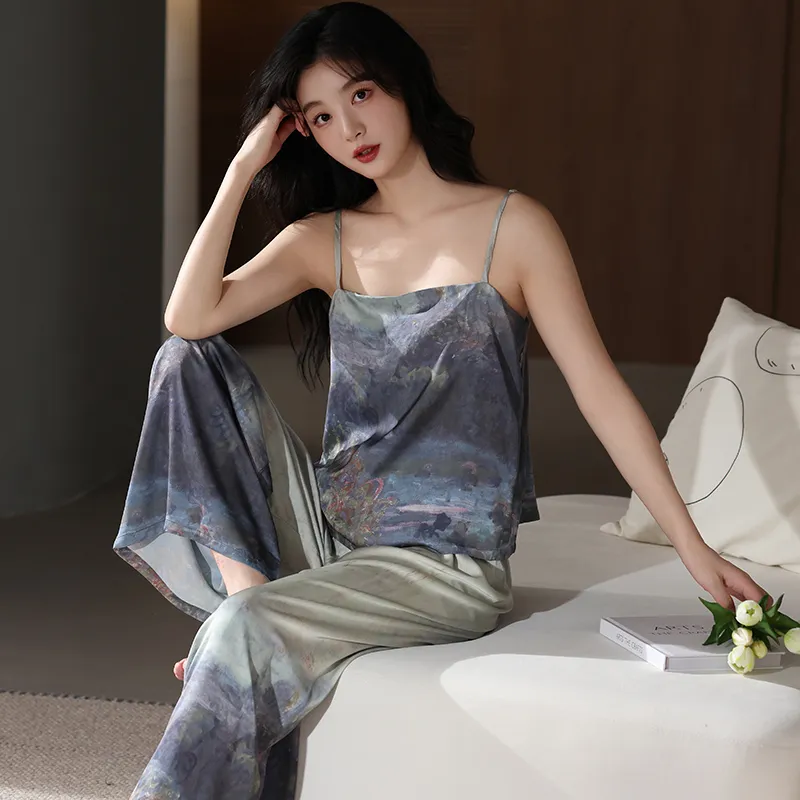 Qin Jing Pajama Set Women's Painted-4
