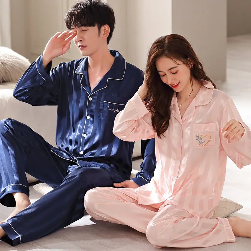 Qin Jing Pajama Set Unisex Blue Gray Pink-5