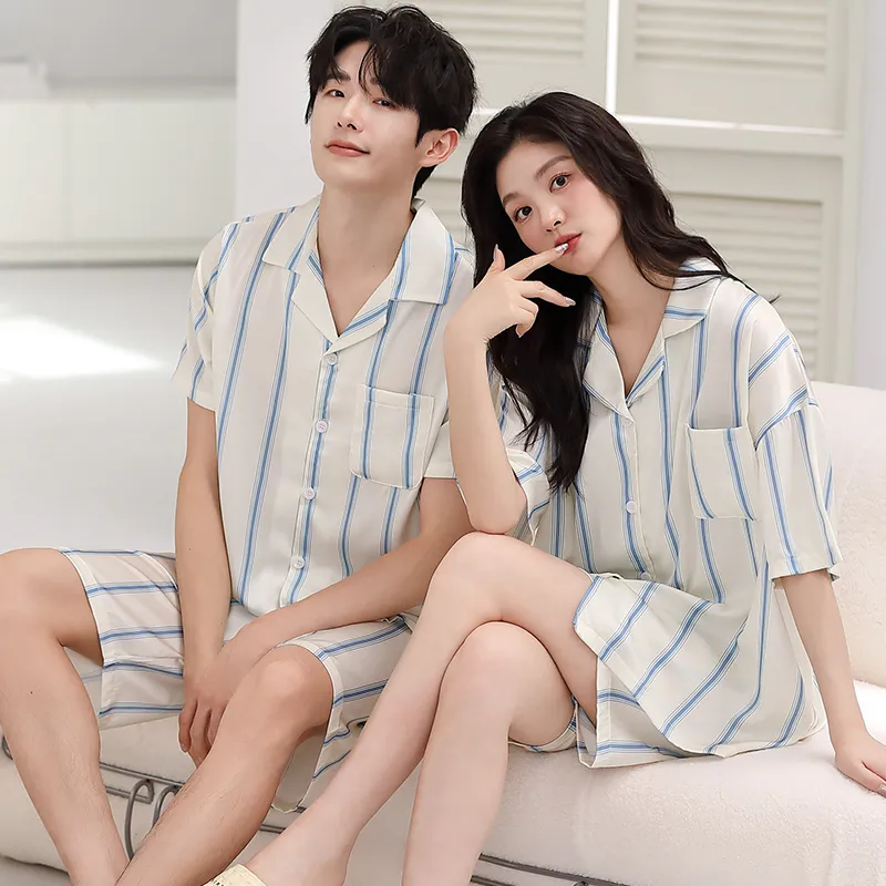 Qin Jing Pajama Set Unisex Apricot-1