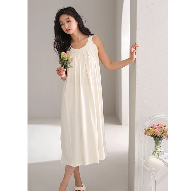 Qin Jing Nightgown Women's Gift Box Set Apricot-3